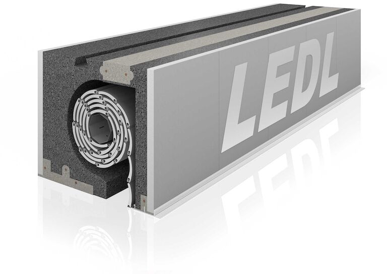 ISO Leichtbau Rollladenkasten mit Porenbetonblende