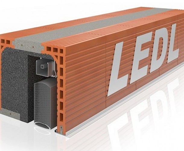 Standard Ziegel Raffstorenkasten