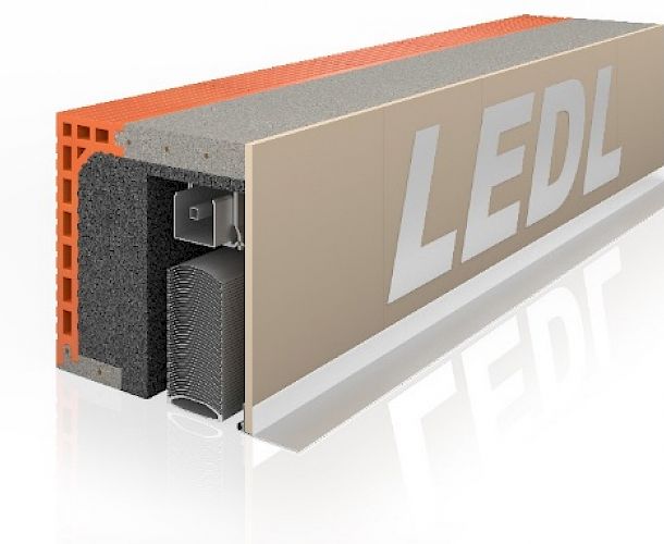 Standard Ziegel WDVS Raffstorekasten